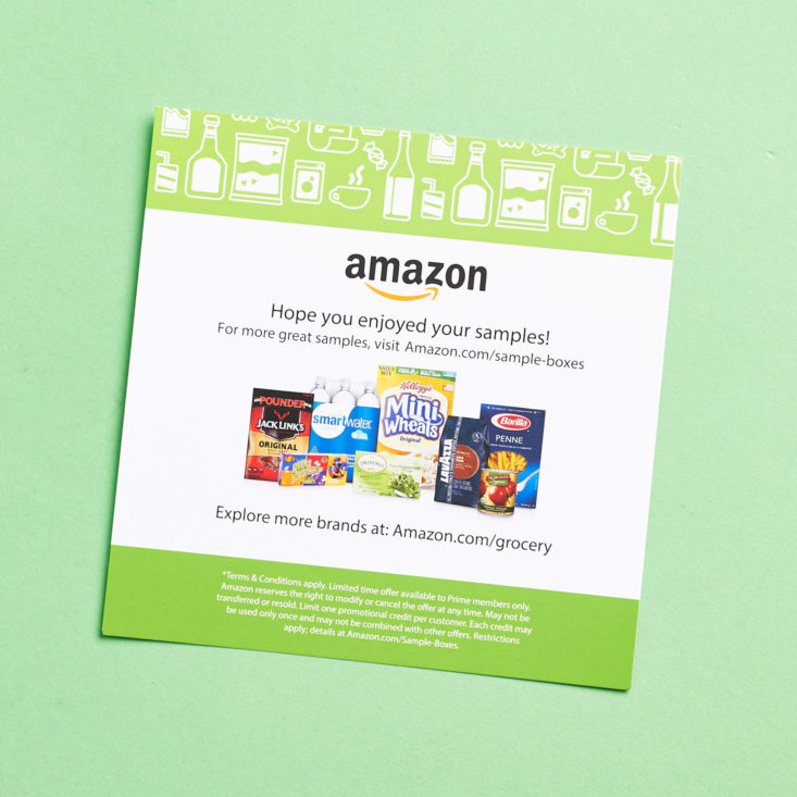 See what healthy, wholesome snacks are in the Amazon Snack Sample subscription box for August 2017!