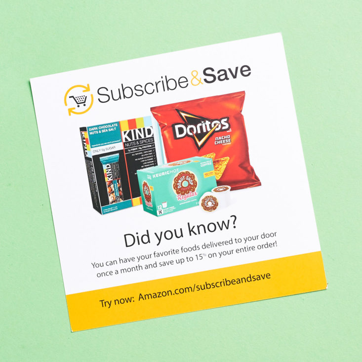 See what healthy, wholesome snacks are in the Amazon Snack Sample subscription box for August 2017!