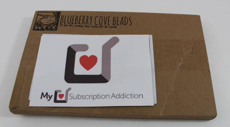 Blueberry Cove Beads August 2017 Crafting and DIY Subscription Box from Canada