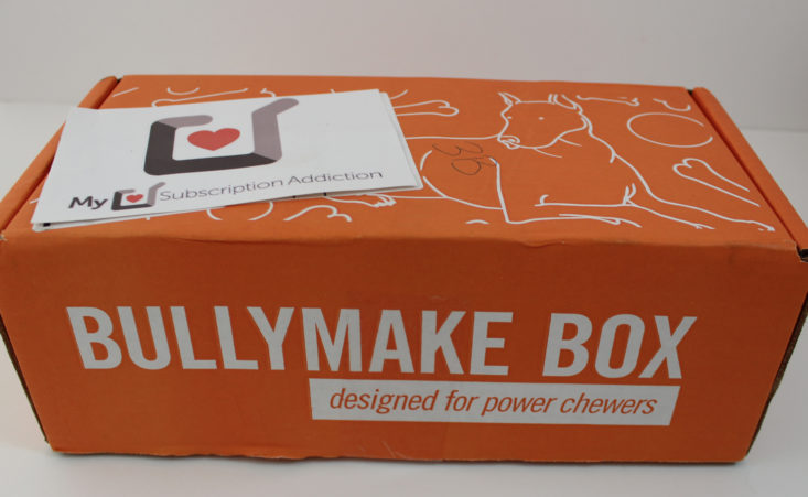 Bullymake Box August 2017 Dog Subscription Box