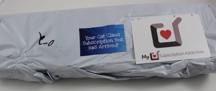 Cat Claws Club August 2017 Pet Subscription Box