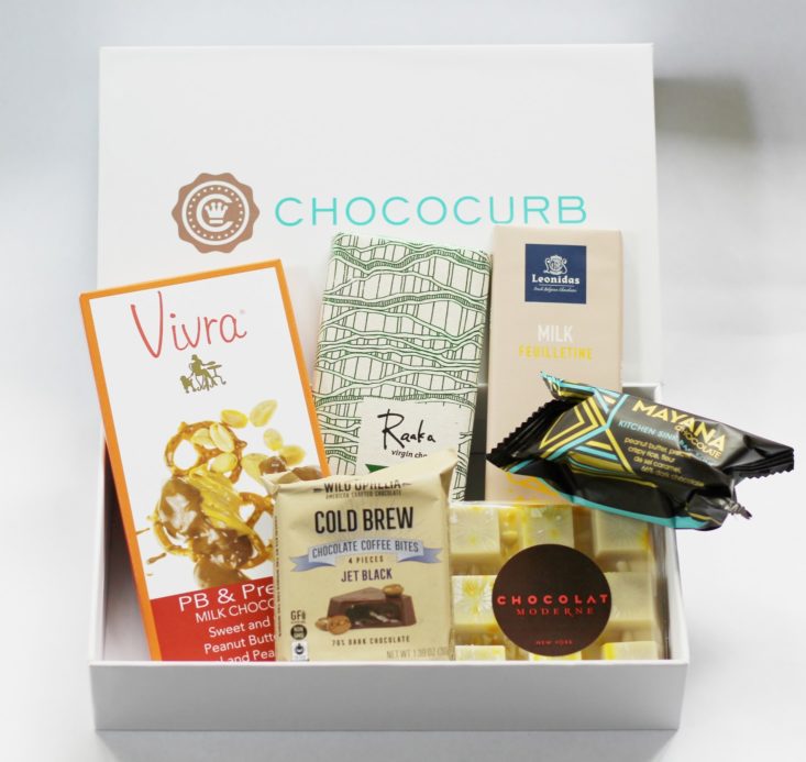Chocoburb August 2017 Chocolate Subscription Box