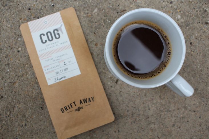 Driftaway Coffee July 2017 Coffee Subscription Box