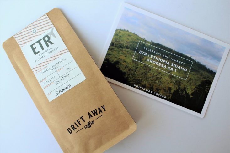 Driftaway Coffee July 2017 Coffee Subscription Box