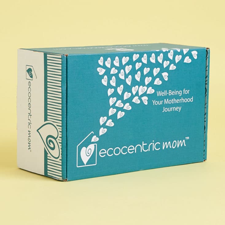 Ecocentric Mom Review, Baby Bathtime Box August 2017 - Box Exterior