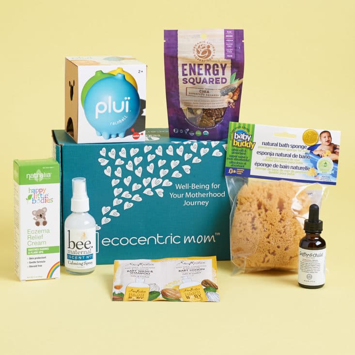 Ecocentric Mom Review, Baby Bathtime Box August 2017 