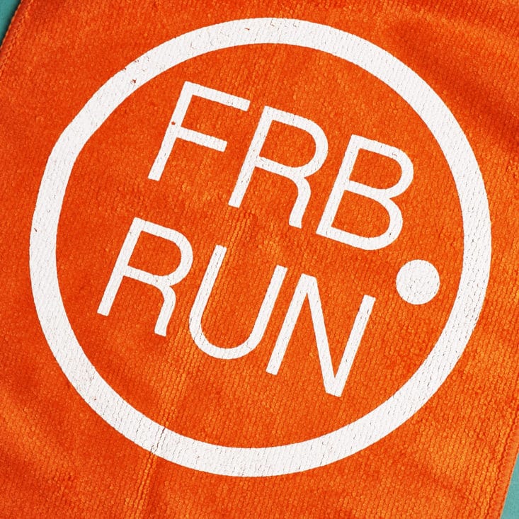 Fun Run Box Review, July 2017 - Towel