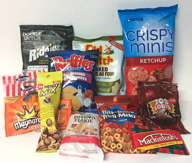 Get Canucked August 2017 Canadian Snacks Subscription Box