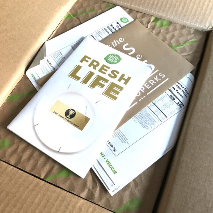 Hello Fresh August 2017