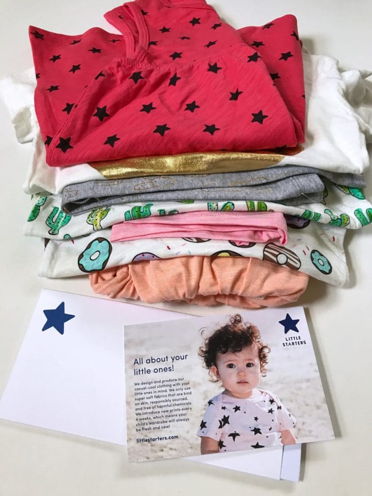 Little Starters Summer 2017 Kid's Clothing Subscription Box