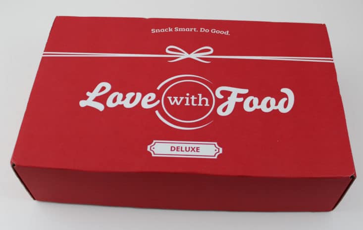 Love with Food Deluxe August 2017 Healthy Snack Subscription Box