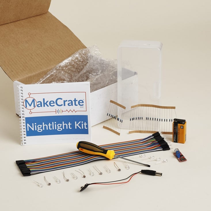 Make Crate Nightlight Kit July 2017 - Full Review