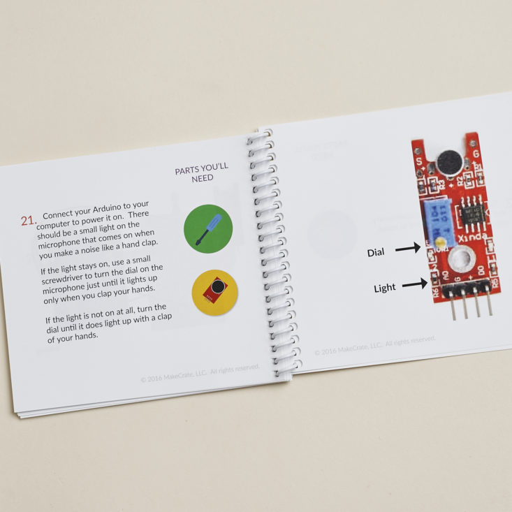 Make Crate Nightlight Kit July 2017 - Nightlight Kit Instructions