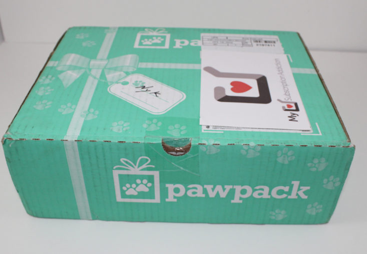 Pawpack August 2017 Dog Subscription Box