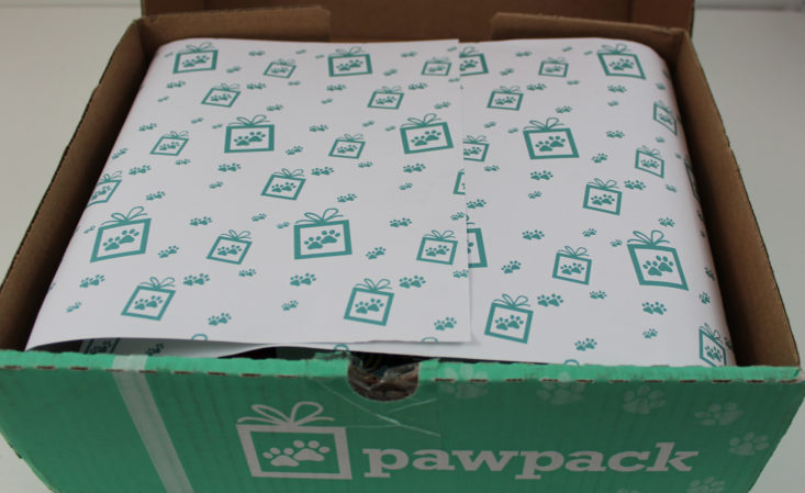 Pawpack August 2017 Dog Subscription Box