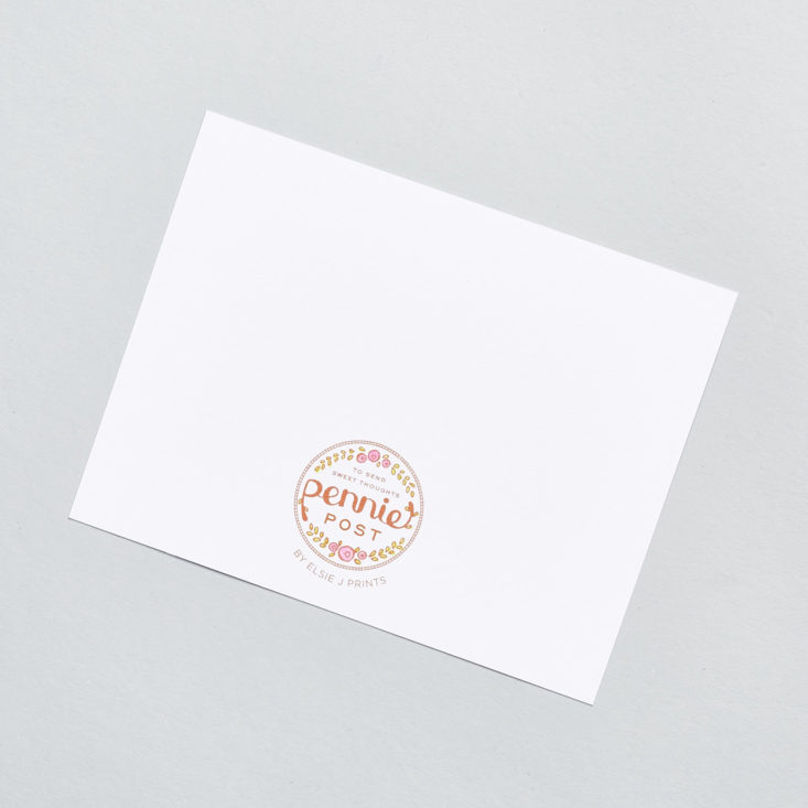 Look at all the cute greeting cards in my August 2017 Pennie Post stationery subscription!