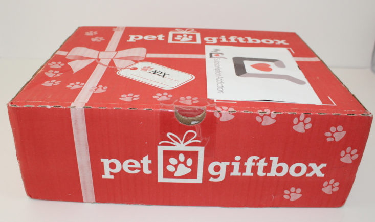 Pet GiftBox Dog August 2017 Subscription Box