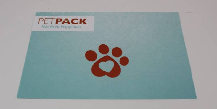 PetPack August 2017 Dog Subscription Box