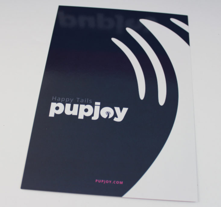 Pupjoy August 2017 Customizable Dog Subscription Box