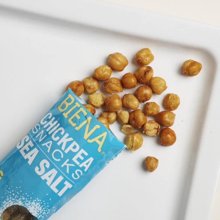 Runners World Box #004 Review, July 2017 - Biena Chickpea Snacks