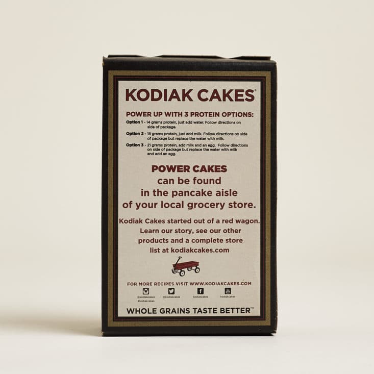 Runners World Box #004 Review, July 2017 - Kodiak Cakes