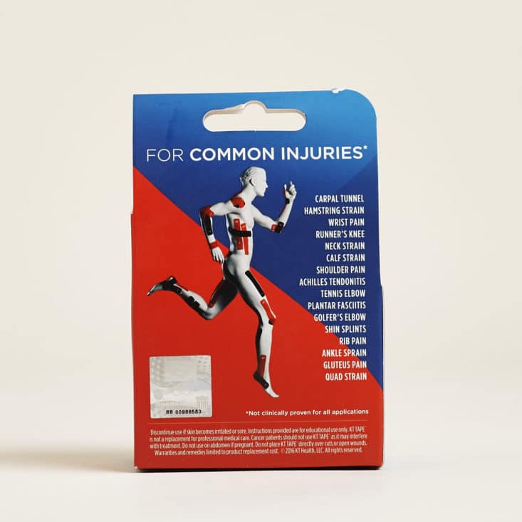 Runners World Box #004 Review, July 2017 - KT Tape