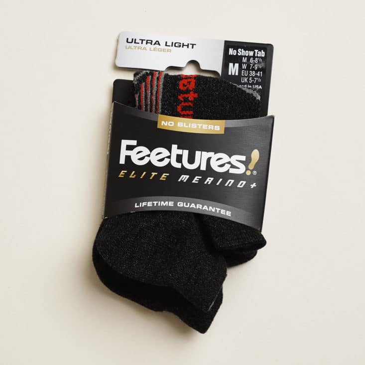 Runners World Box #004 Review, July 2017 - Feetures Socks