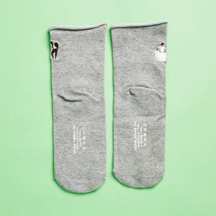 Say It With A Sock Review - Richer Poorer Roll Top Socks