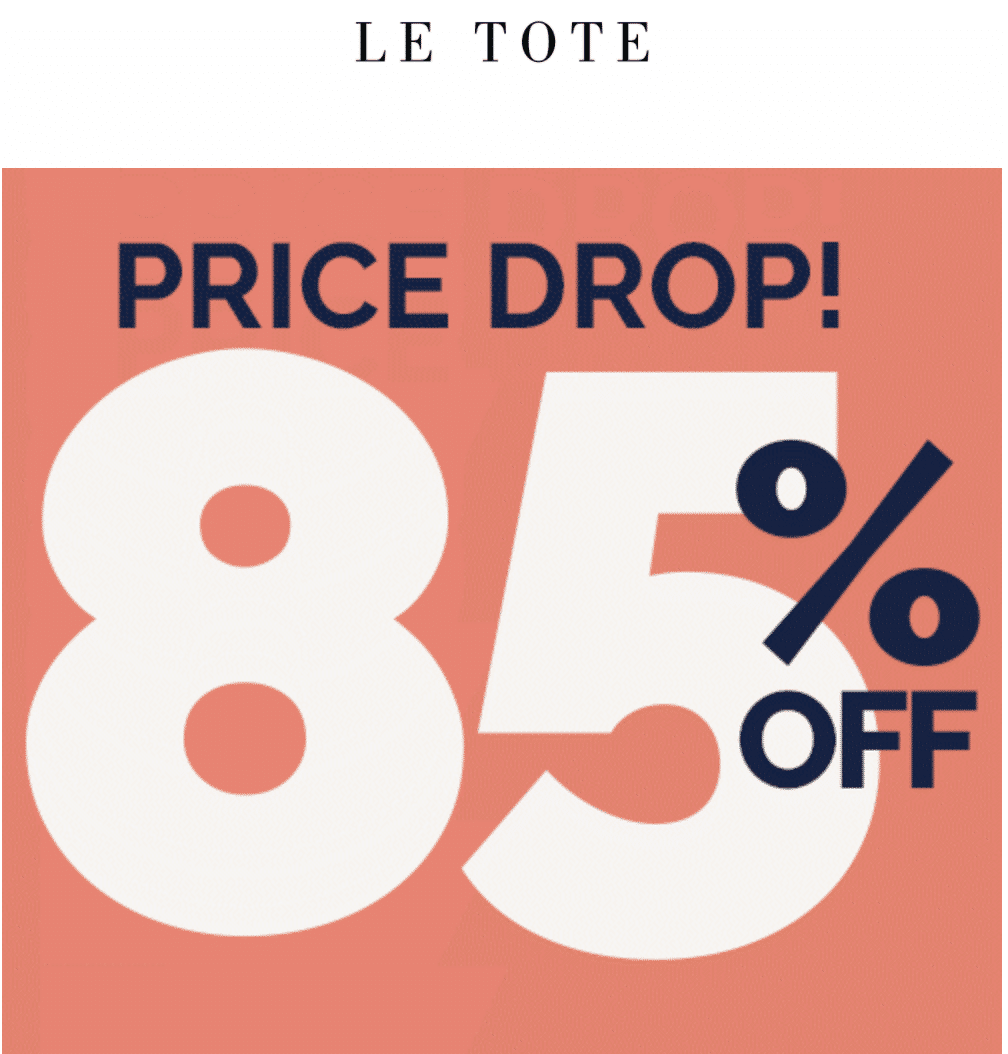 Le Tote Sale – Up To 85% Off!