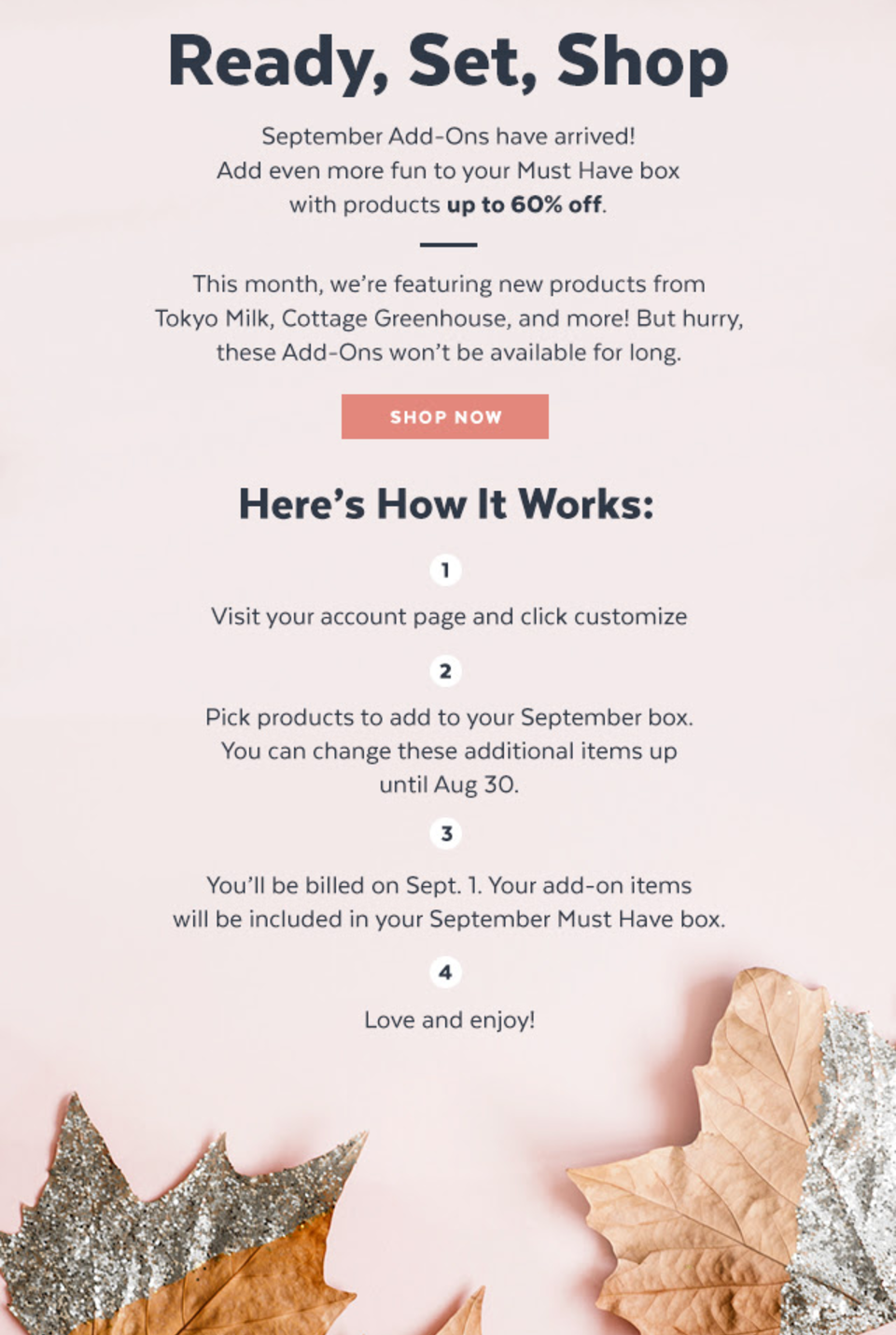 POPSUGAR Must Have – September Add-Ons Available Now!