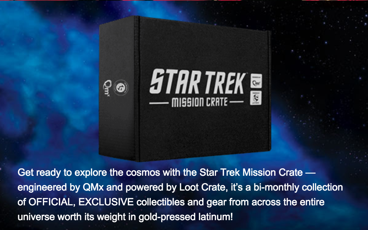 Loot Crate Subscription Box: Star Trek Mission Crate – Available Now!