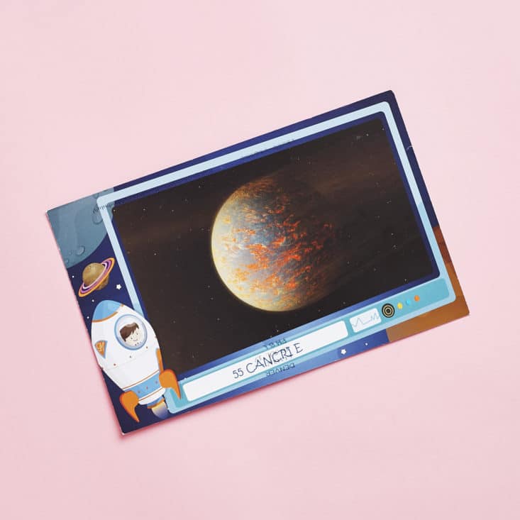 Space Mail Pal Review, July 2017 - 55 Cancri E Postcard, Front
