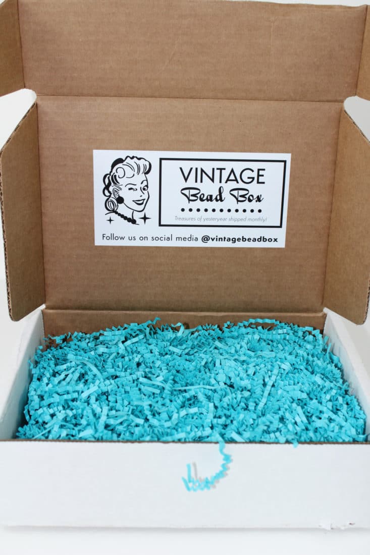Vintage Bead Box August 2017 DIY Bead Subscription Box