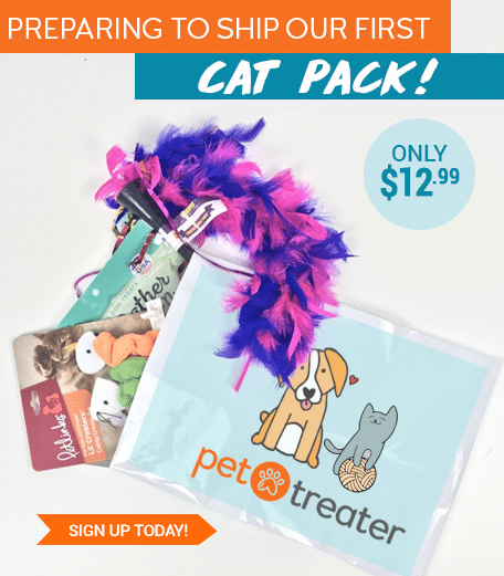 Pet Treater Cat Packs Now Available + First Box for $9.99!