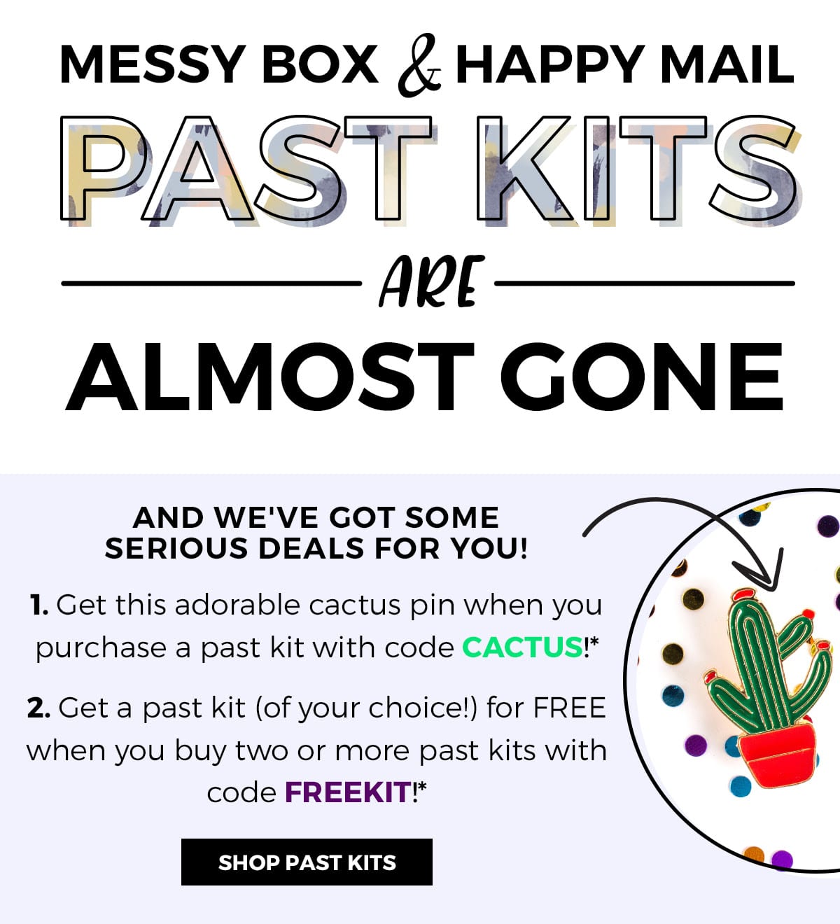 A Beautiful Mess Coupon – Free Past Kit + Free Cactus Pin with Purchase!