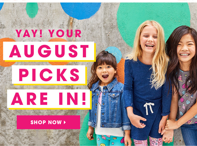 FabKids August 2017 Collection + Coupon!