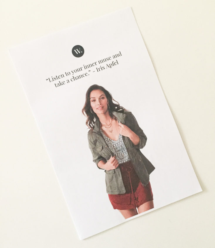 Wantable Plus Size Style Edit August 2017 Women's Clothing Subscription Box