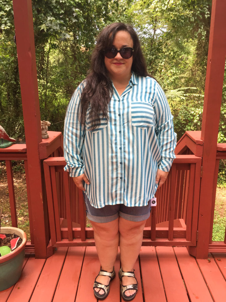 Wantable Plus Size Style Edit August 2017 Women's Clothing Subscription Box