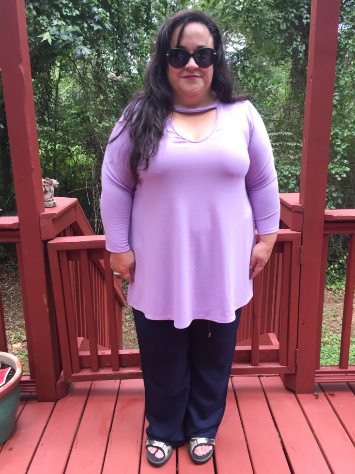 Wantable Plus Size Style Edit August 2017 Women's Clothing Subscription Box