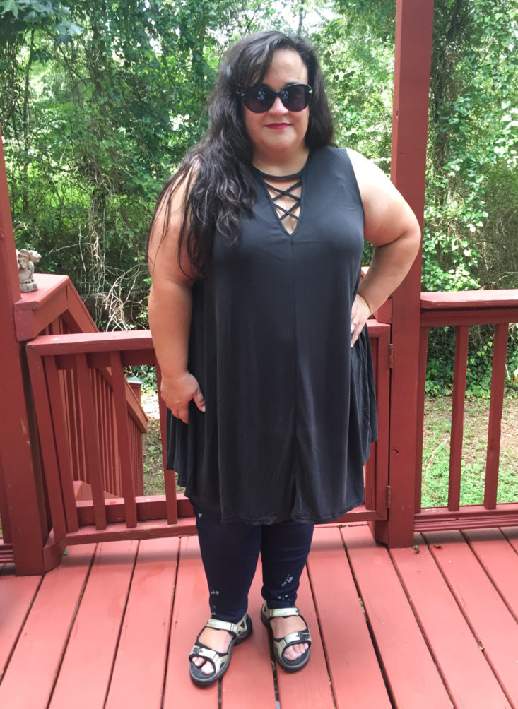 Wantable Plus Size Style Edit August 2017 Women's Clothing Subscription Box