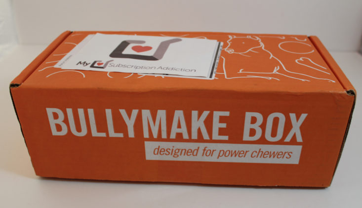 Check out the chew toys inside the September 2017 Bullymake box!