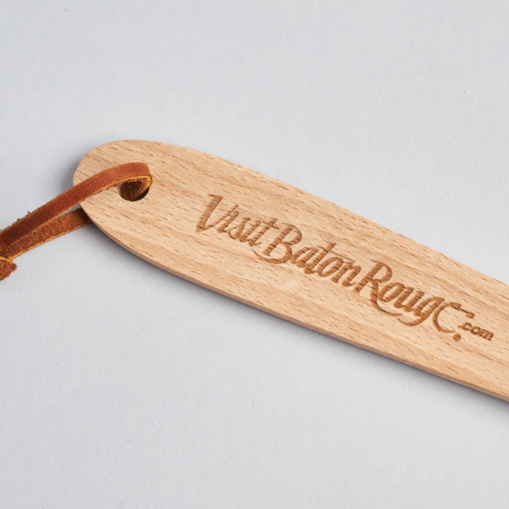 Crate Chef August 2017 Review - Wooden Louisiana Roux Spoon