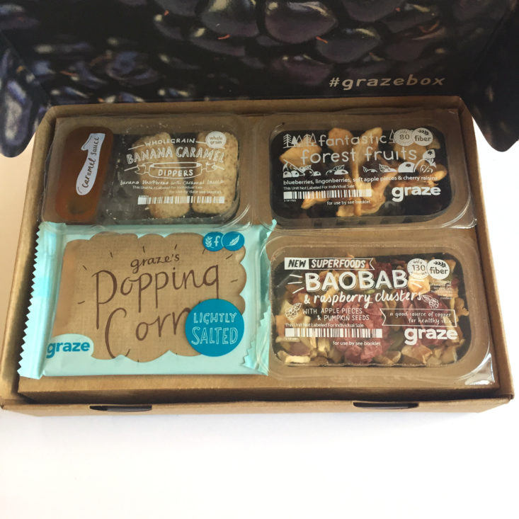 Graze 8 Snack Variety Box September 2017 - 0003