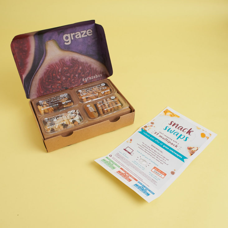 See all the healthy snacks in my September Graze subscription review!
