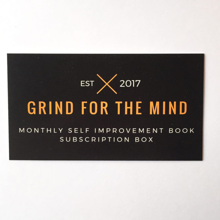 Grind for the Mind Box September 2017 - 0006