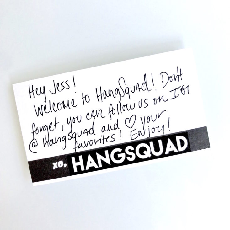 HangSquad September 2017