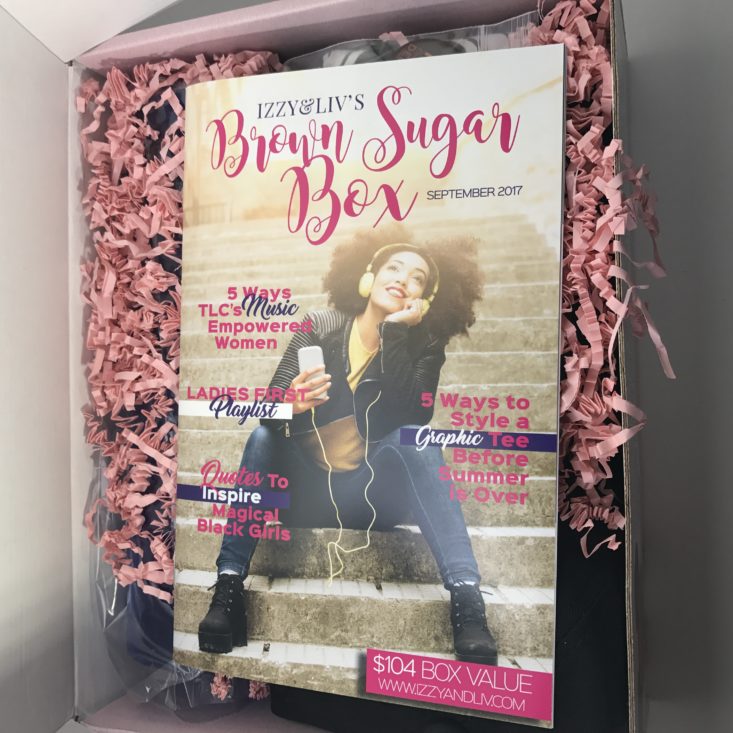 This month's Brown Sugar Box has so many fun lifestyle goodies just for women of color!