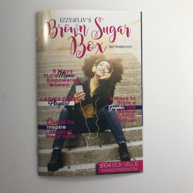 This month's Brown Sugar Box has so many fun lifestyle goodies just for women of color!