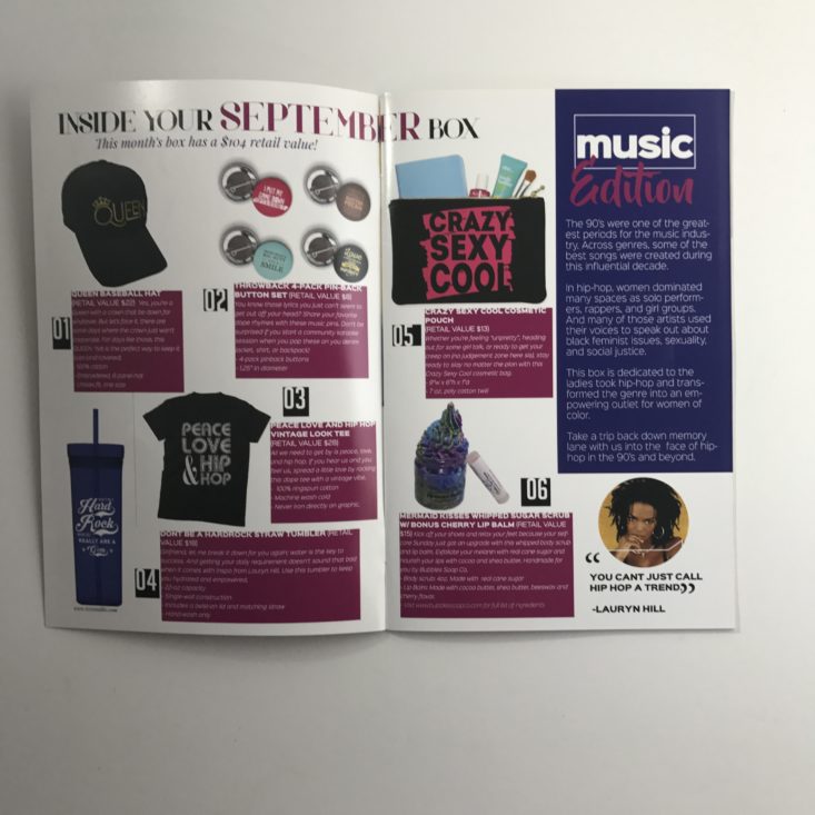 This month's Brown Sugar Box has so many fun lifestyle goodies just for women of color!