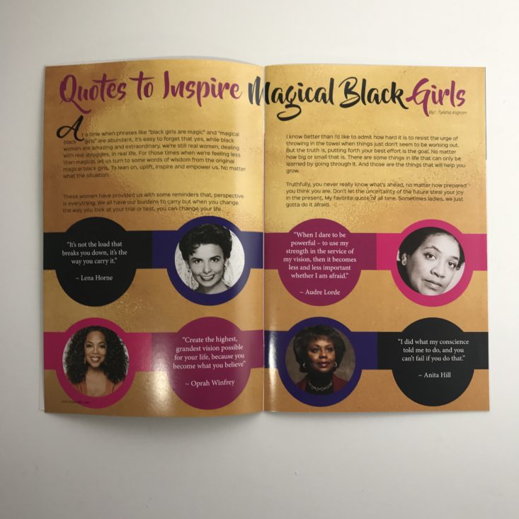 This month's Brown Sugar Box has so many fun lifestyle goodies just for women of color!